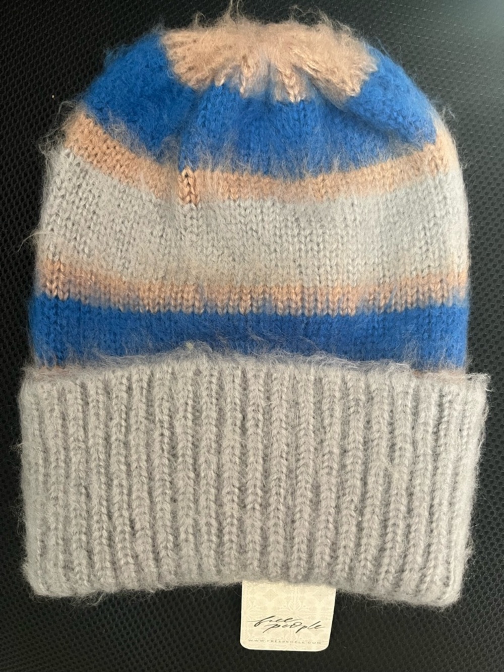 875. FREE PEOPLE The Groove Stripe Beanie in Prep Stripe One Size NWT $38